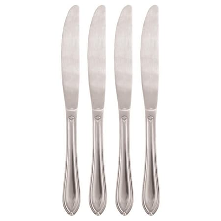 Cambridge Cambridge Ginger Silver Stainless Steel Casual Dinner Knife Set 4 pc 146A04DKWB